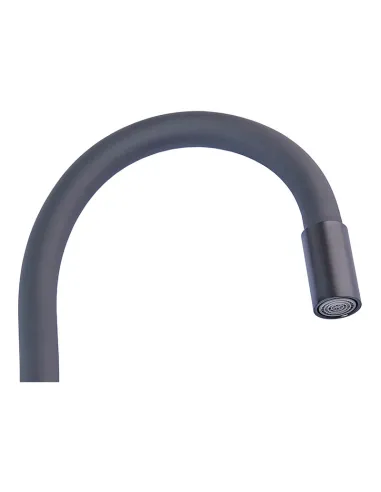 Змішувач для кухні Mixxus Magnum 011 Nut Black Refl.Black з гнучким виливом