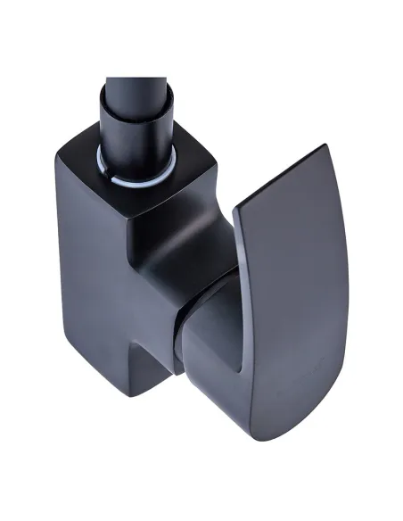 Змішувач для кухні Mixxus Magnum 011 Nut Black Refl.Black з гнучким виливом