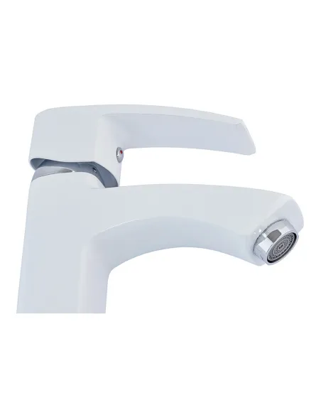 Смеситель для умывальника Mixxus Magnum 001 Nut White-Chrome однорычажный