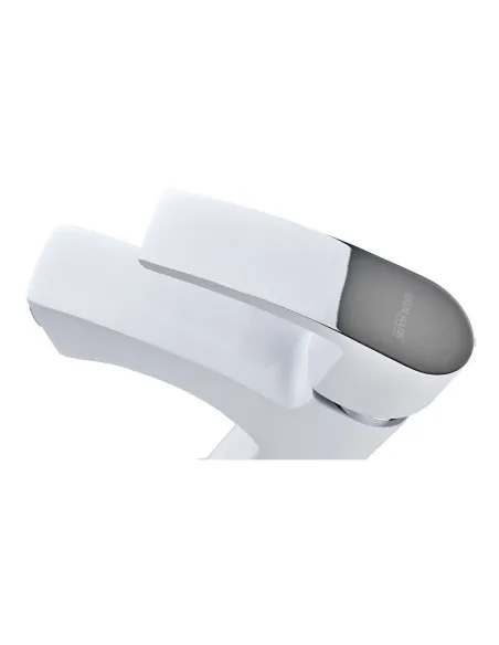 Смеситель для умывальника Mixxus Magnum 001 Nut White-Chrome однорычажный