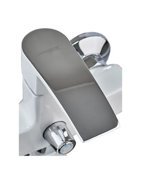 Змішувач для ванни Mixxus Magnum 006 Euro White-Chrome з душовим набором