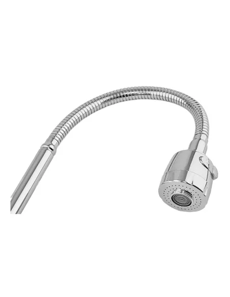 Смеситель для кухни Mixxus Magnum 011 Nut White-Chrome Reflector с гибким изливом