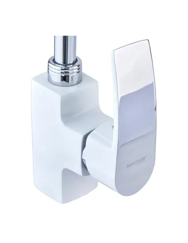 Змішувач для кухні Mixxus Magnum 011 Nut White-Chrome Reflector з гнучким виливом