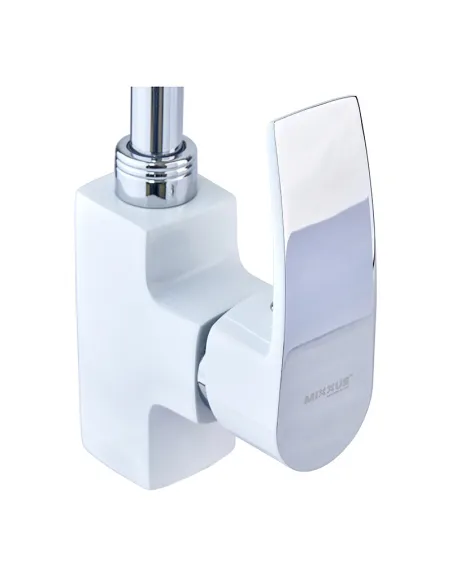 Смеситель для кухни Mixxus Magnum 011 Nut White-Chrome Reflector с гибким изливом