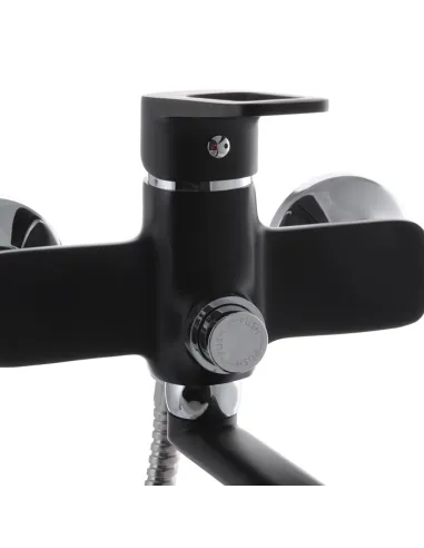 Смеситель для ванны Mixxus Nevada 006 Euro Black с душевым набором