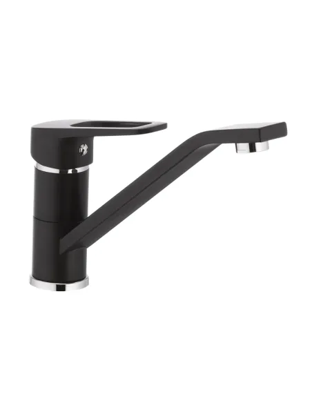 Змішувач для кухні Mixxus Nevada 555 Black одноважільний