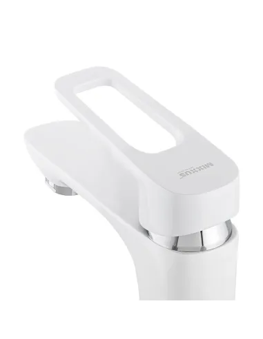 Змішувач для умивальника Mixxus Nevada 001 Nut White одноважільний