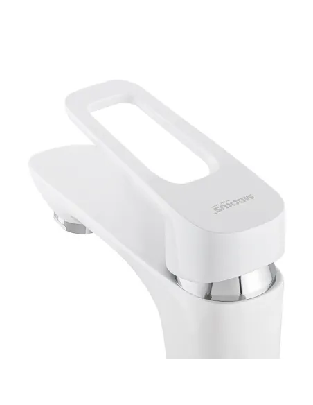 Смеситель для умывальника Mixxus Nevada 001 Nut White однорычажный