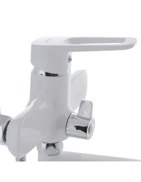 Змішувач для ванни Mixxus Nevada 006 Euro White з душовим набором