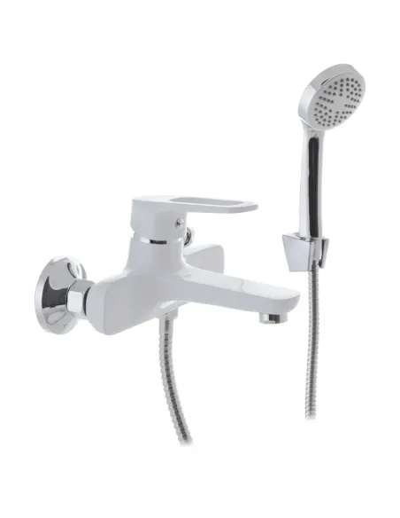 Смеситель для ванны Mixxus Nevada 009 Euro White с душевым набором Смеситель для ванны Mixxus Nevada 009 Euro White с душевым набором