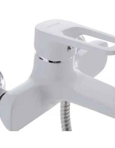 Змішувач для ванни Mixxus Nevada 009 Euro White з душовим набором