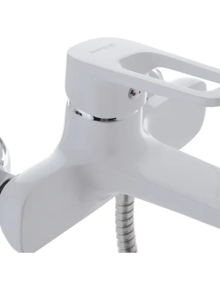 Смеситель для ванны Mixxus Nevada 009 Euro White с душевым набором Смеситель для ванны Mixxus Nevada 009 Euro White с душевым набором