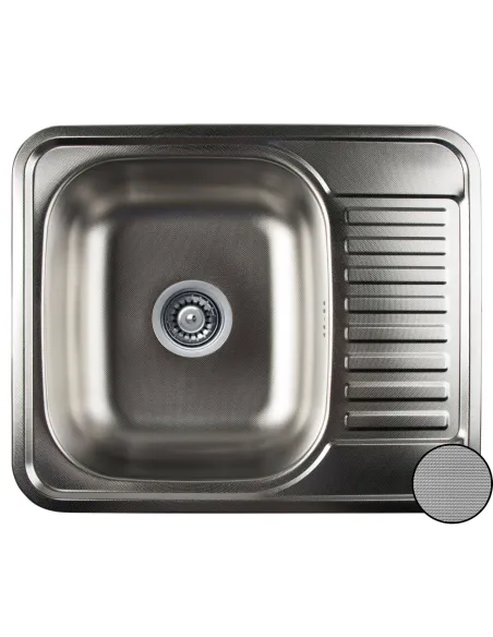 Мойка для кухни из нержавеющей стали прямоугольная Romzha Sims Eko Textura - 2
