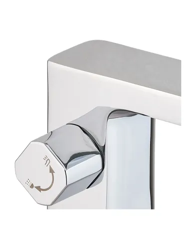 Змішувач для ванни на борт Haiba Kubus 022 3-hole HB3957