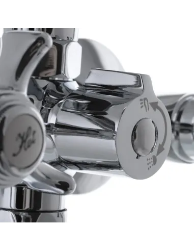 Змішувач для ванни Haiba Zeus 140 Euro HB0420 двовентильний