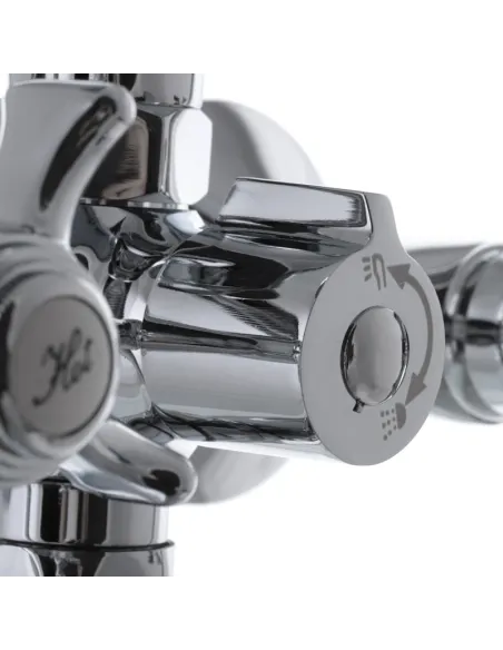 Змішувач для ванни Haiba Zeus 140 Euro HB0420 двовентильний