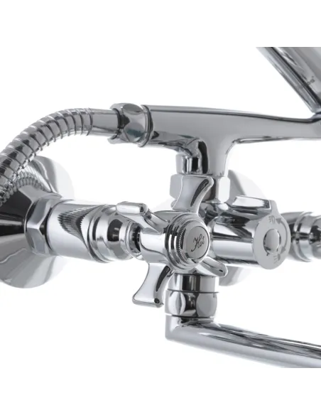 Змішувач для ванни Haiba Zeus 140 Euro HB0420 двовентильний