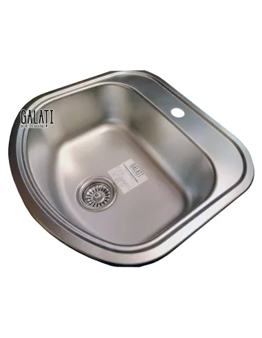 Мойка для кухни из нержавеющей стали овальная Romzha Vayorika Satin - 2