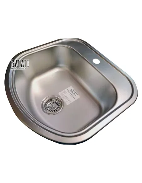 Мойка для кухни из нержавеющей стали овальная Romzha Vayorika Satin - 2 Мойка для кухни из нержавеющей стали овальная Romzha Vayorika Satin - 2