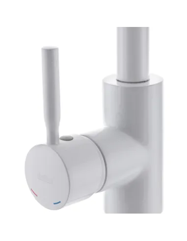 Смеситель для кухни Haiba Hans 011 HB0818, белый