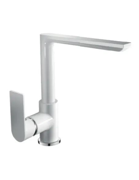 Смеситель для кухни настенный Haiba Alex 018 White-Chrome HB9569 Смеситель для кухни настенный Haiba Alex 018 White-Chrome HB9569