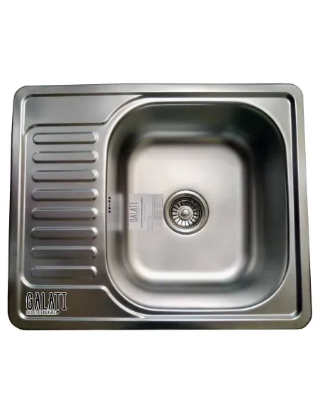 Мийка прямокутна Romzha Sims textura, нержавіюча сталь - 1