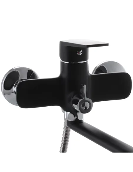 Смеситель для ванны Mixxus Oregon 006 Euro Black с душевым набором