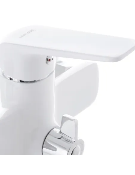 Змішувач для ванни Mixxus Oregon 006 Euro White з душовим набором