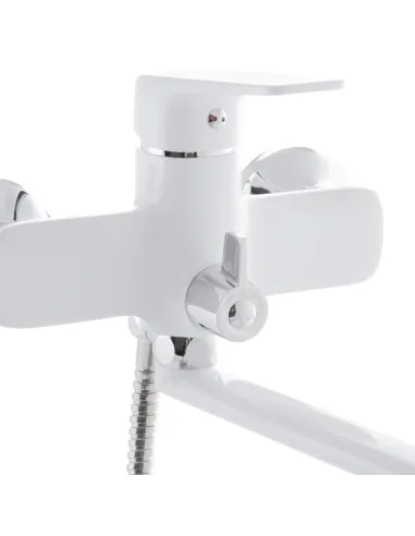 Смеситель для ванны Mixxus Oregon 006 Euro White с душевым набором