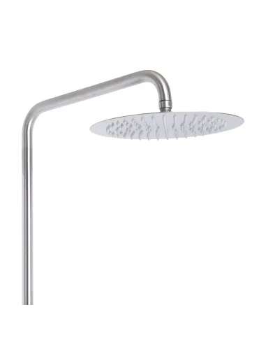 Душова система із змішувачем Lidz Aria 1120 Nickel нержавіюча сталь