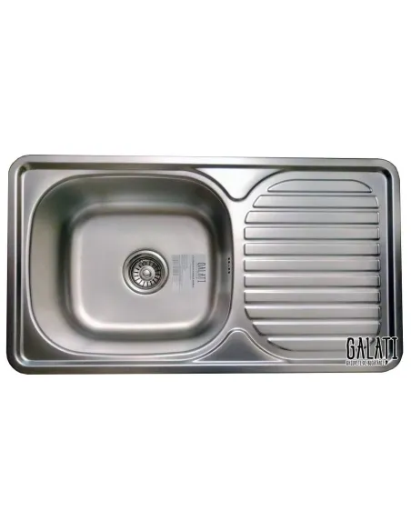 Мийка прямокутна Romzha Anka textura, нержавіюча сталь - 1