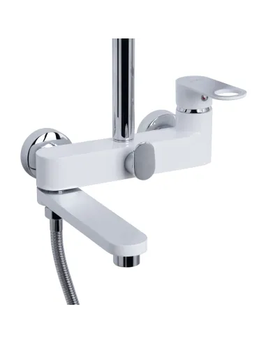 Душова система із виливом Q-Tap Jay QTJAY111CRW45555 Chrome White