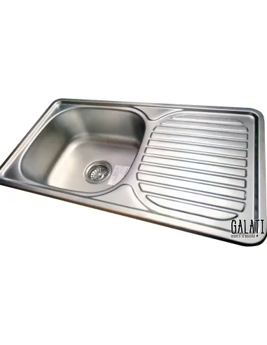 Мийка прямокутна Romzha Anka textura, нержавіюча сталь - 2