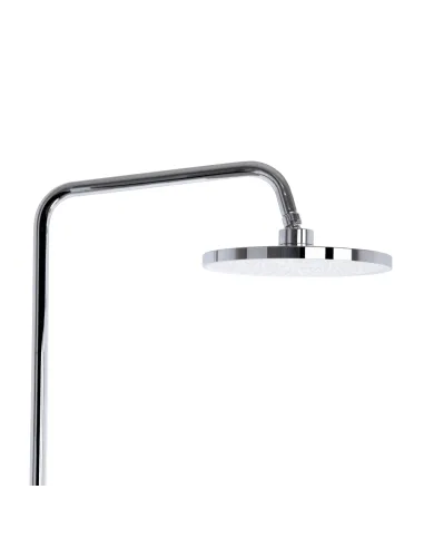 Душевая система з изливом Q-Tap Jay QTJAY111CRW45555 Chrome White