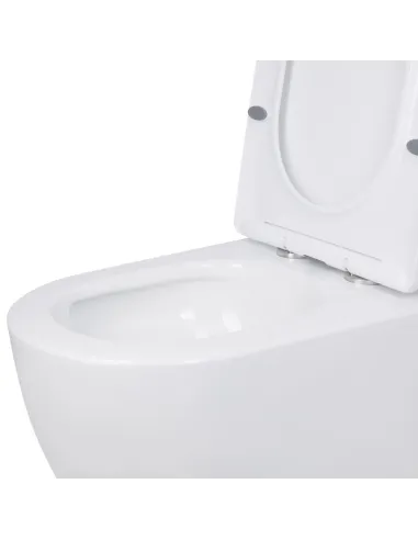 Унітаз-компакт Jay Ultra Quiet WHITE QT28228300W безободковий, 640x360x835 мм, сидіння Soft-close