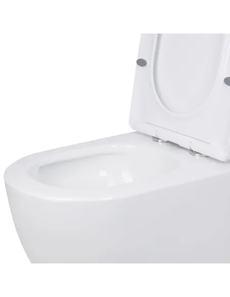 Унітаз-компакт Jay Ultra Quiet WHITE QT28228300W безободковий, 640x360x835 мм, сидіння Soft-close