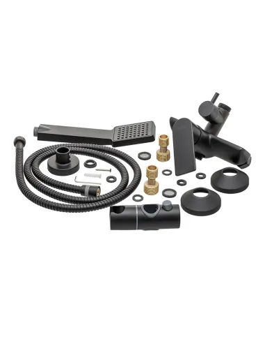 Душова система Haiba Alex 003-J HB3940, без виливу, чорний