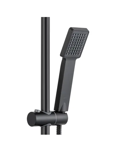 Душевая система Haiba Alex 003-J HB3940, без излива, черный