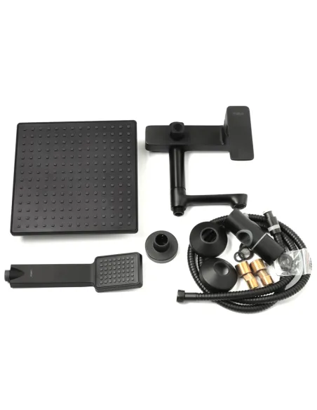 Душова система Haiba Kubus 003-J HB3941, з виливом, чорний