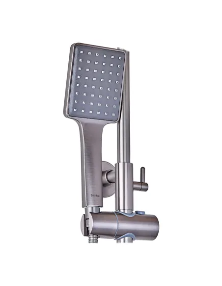 Душова система Haiba Kubus 009-J Graphite HB4005, з виливом, графітовий