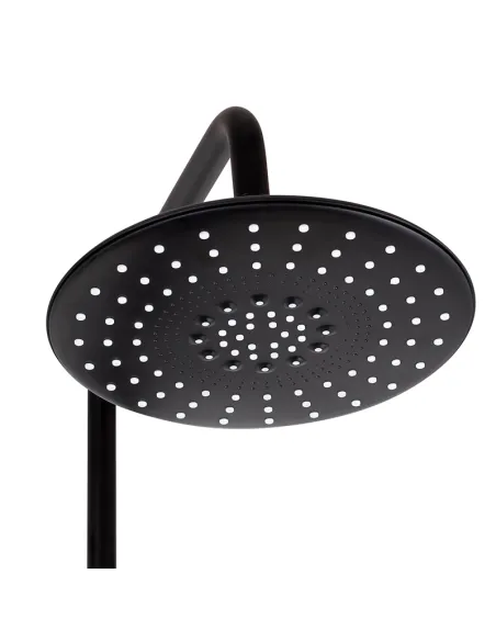 Душевая система Haiba Markus 009-J Black HB3976, с изливом, с гигиенической лейкой, черный