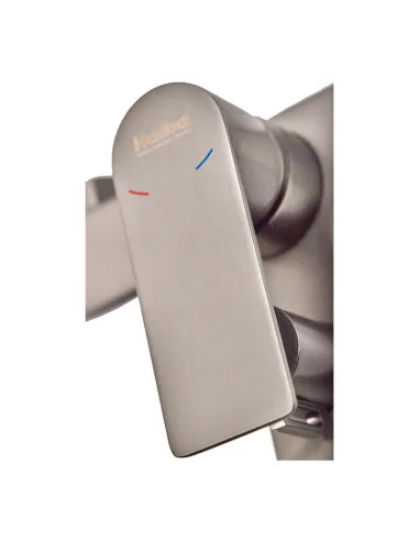 Змішувач для ванни Haiba Alex 009 Euro Graphite HB3998 з душовим набором, графітовий.