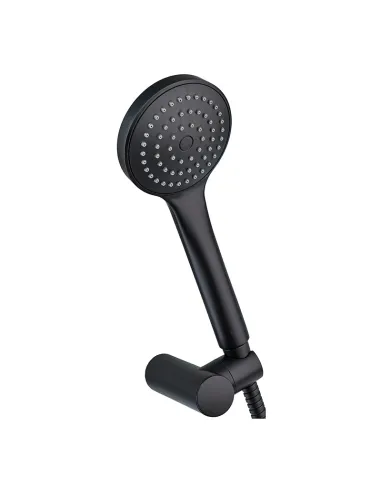 Смеситель для ванны Haiba MarkUS 006 Euro Black HB3974 с душевым набором, черный