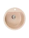 Мийка кухонна кам`яна кругла Romzha Kolo Avena 501, 510x510x192 мм - 1