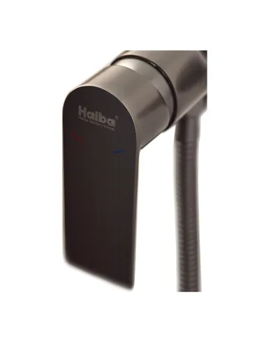 Смеситель для душа Haiba Alex 003 Graphite HB3995, без излива, графитовый