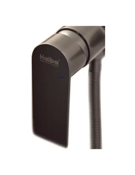 Змішувач для душу Haiba Alex 003 Graphite HB3995, без виливу, графітовий