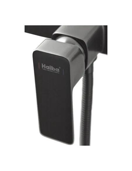 Смеситель для душа Haiba Kubus 003 Graphite HB4004, без излива, графитовый