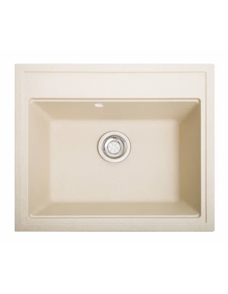 Мийка кухонна кам`яна квадратна Romzha Pătrat Avena 501, 600x520x200 мм - 1