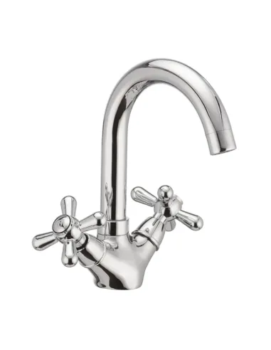 Смеситель для раковины Haiba Dominox 274 HB0087, двухвентильный