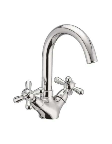 Смеситель для раковины Haiba Dominox 274 HB0088, двухвентильный Смеситель для раковины Haiba Dominox 274 HB0088, двухвентильный
